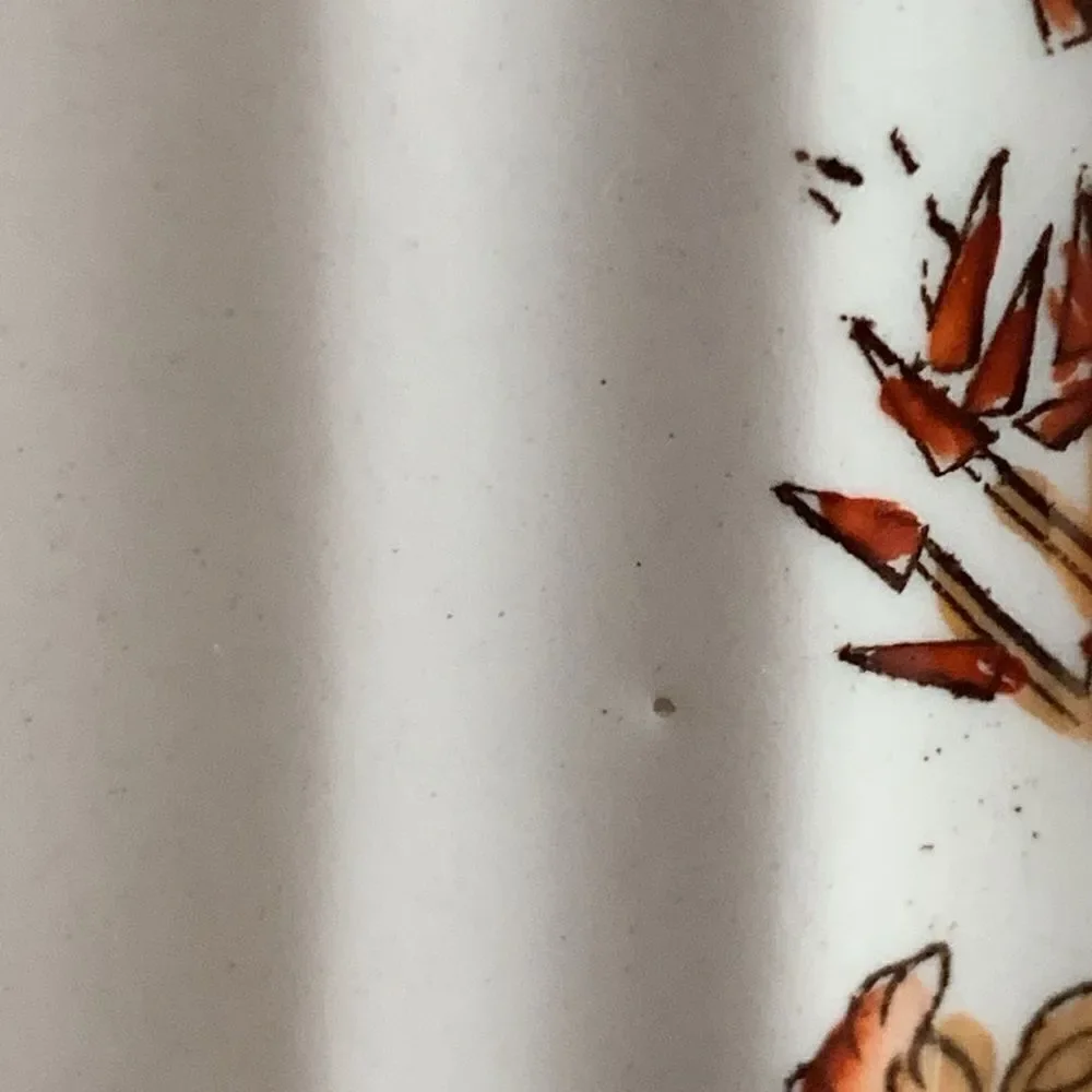 As Is Damaged Copeland Spode Indian Tree Small Pitcher Orange Floral Scallop - Picture 9 of 17